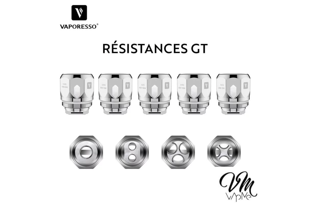Résistances GT Cores 3pcs - Vaporesso