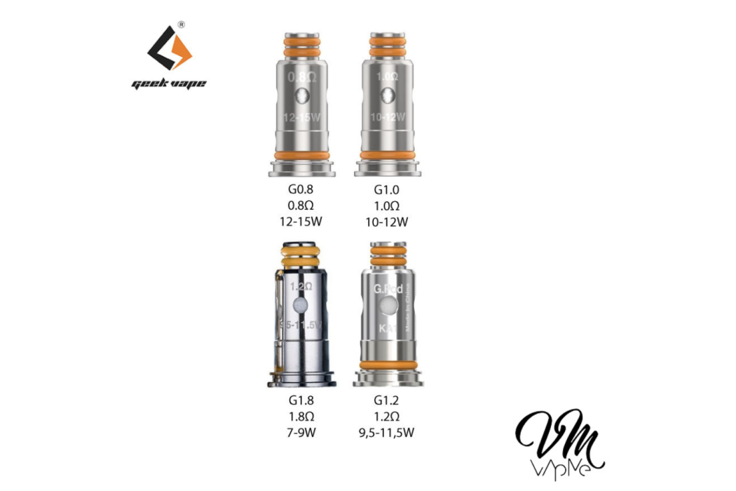 Résistances G Séries 5pcs - Geekvape