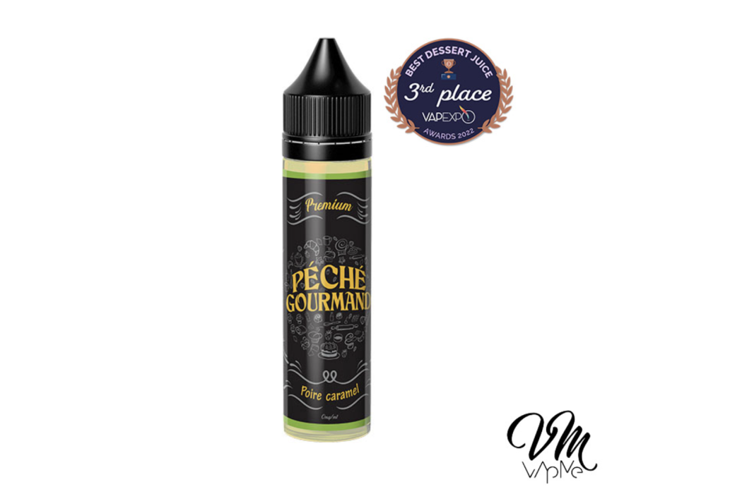 Poire Caramel 50ml Péché Gourmand -...