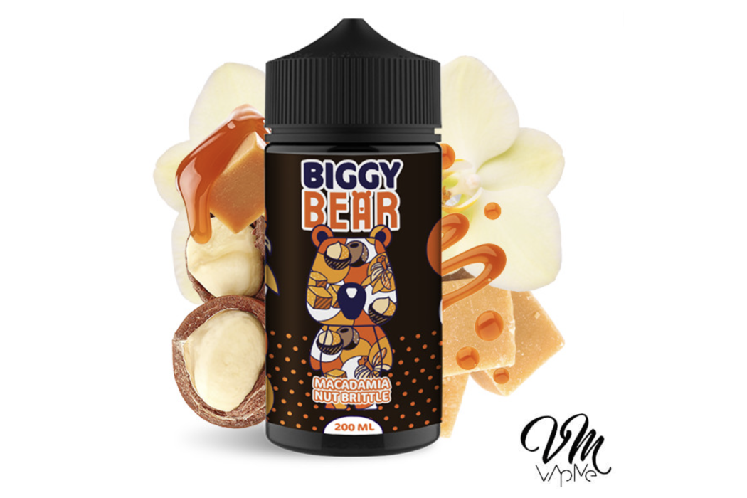 Macadamia Nut Brittle 200ml - Biggy Bear