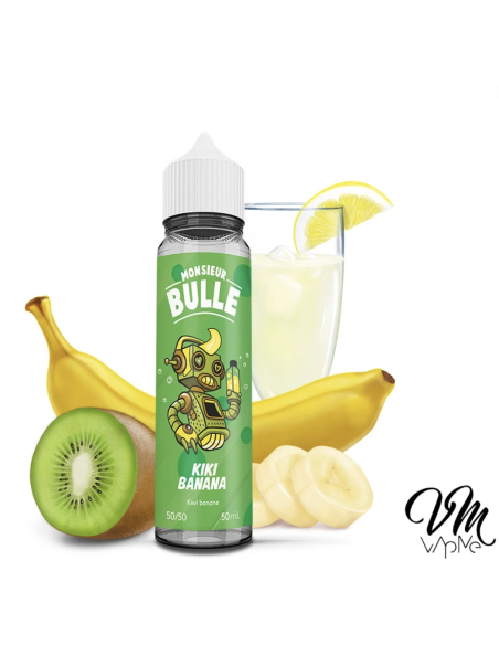 Kiki Banana Monsieur Bulle 50ml - Liquideo