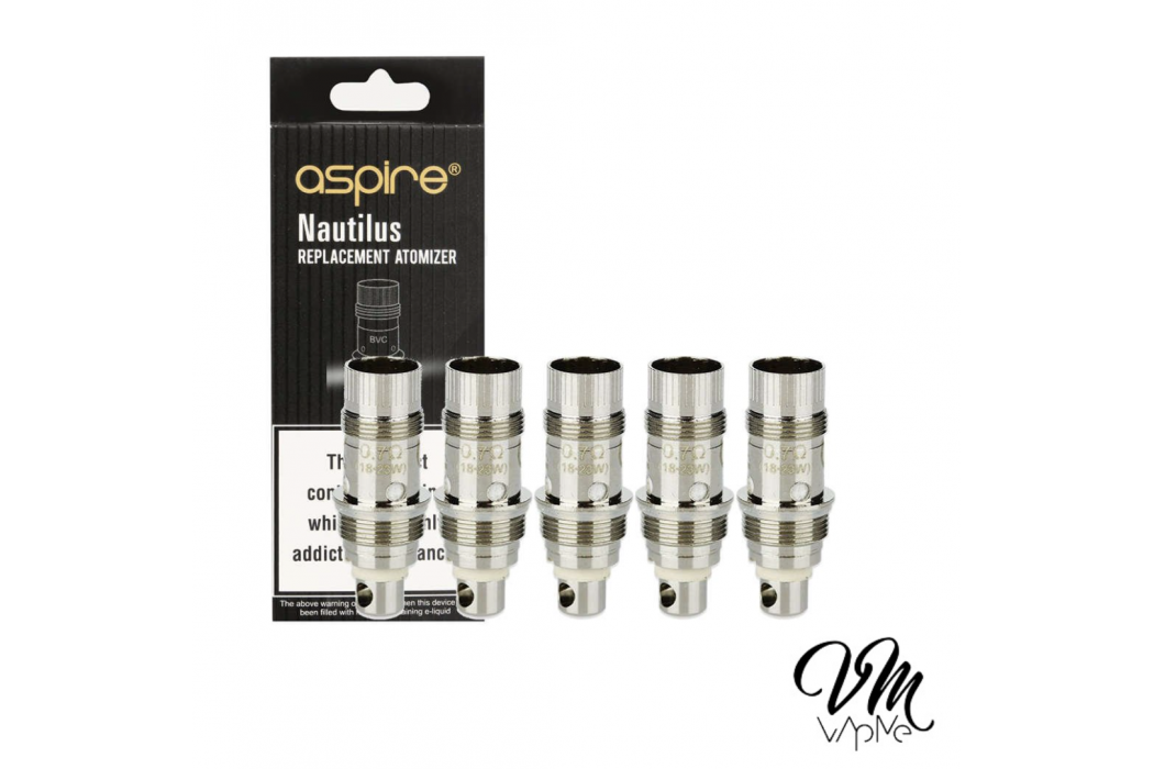 Résistances Nautilus 5pcs - Aspire