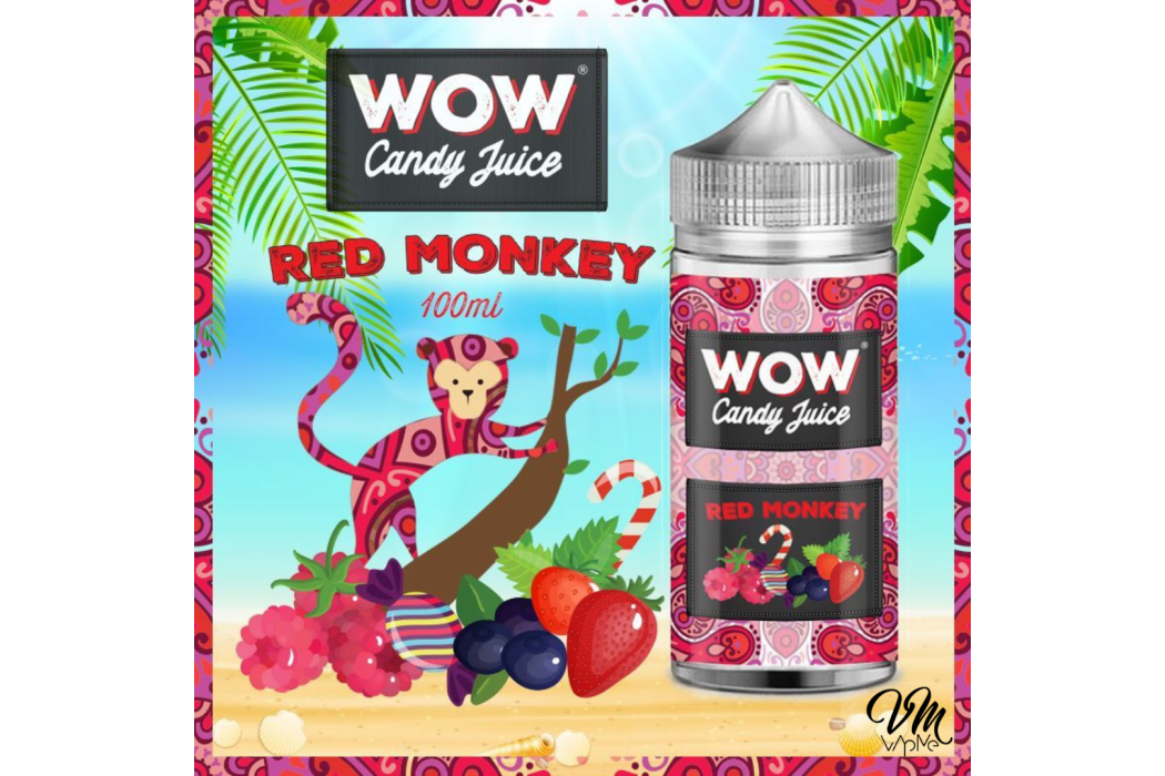 Red Monkey 100ml WOW Candy Juice -...