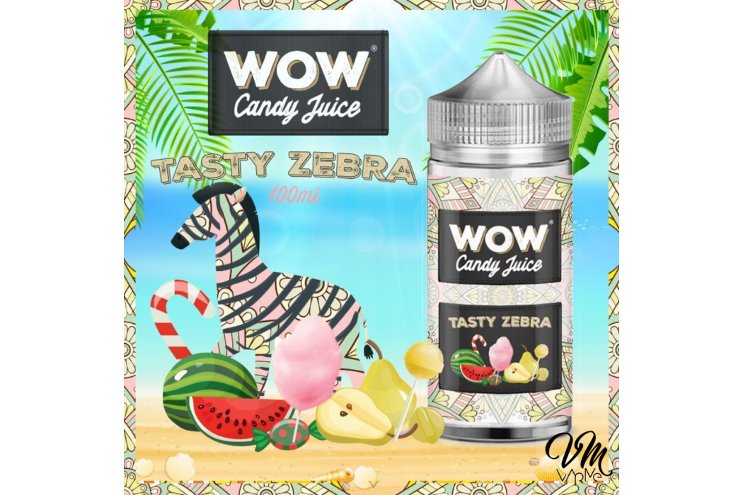 Tasty Zebra 100ml WOW Candy Juice -...