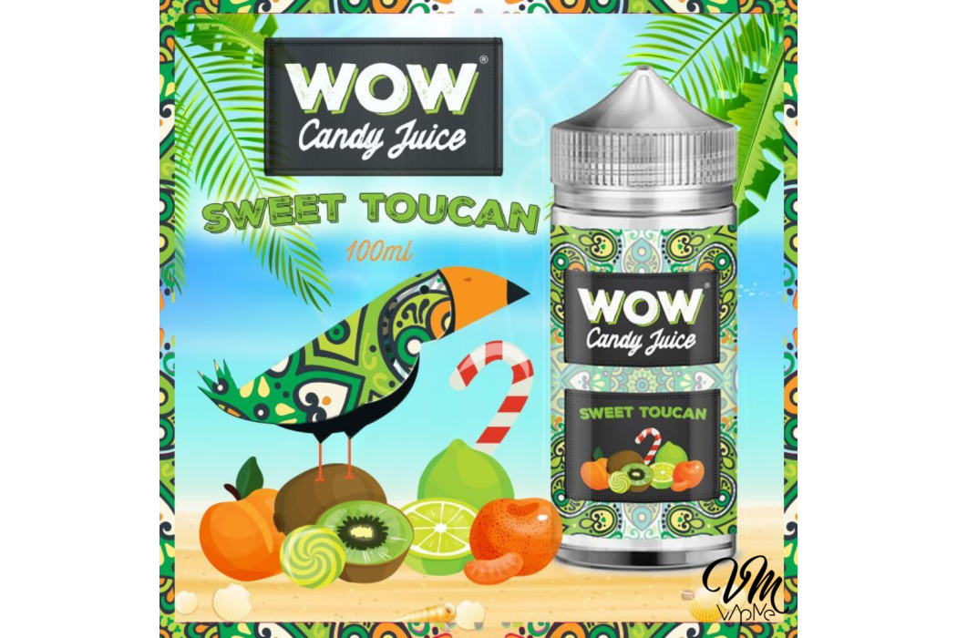 Sweet Toucan 100ml WOW Candy Juice -...