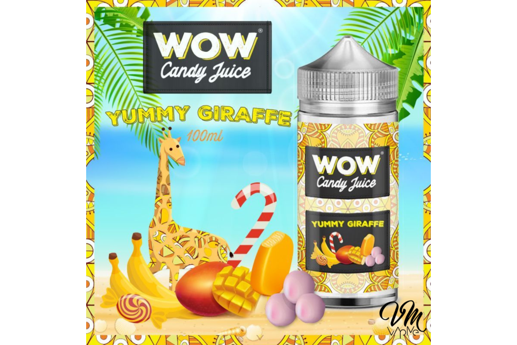 Yummy Giraffe 100ml WOW Candy Juice -...