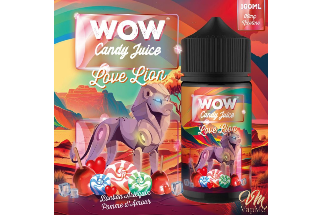 Love Lion 100ml WOW Candy Juice -...