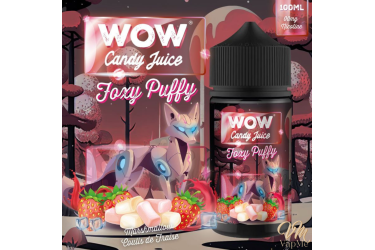 Foxy Puffy 100ml WOW Candy Juice - Made in Vape