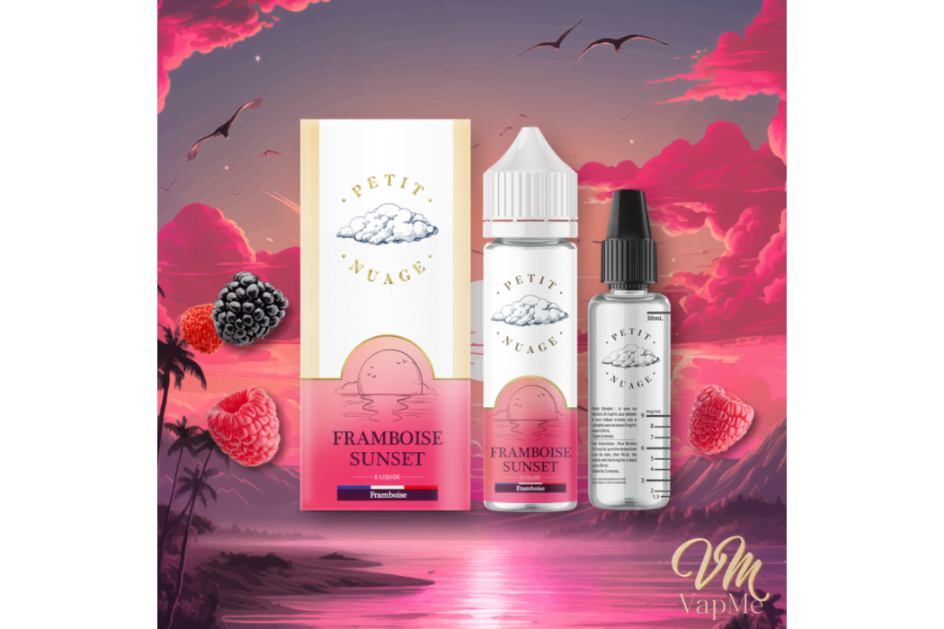 Framboise Sunset 60ml Petit Nuage -...