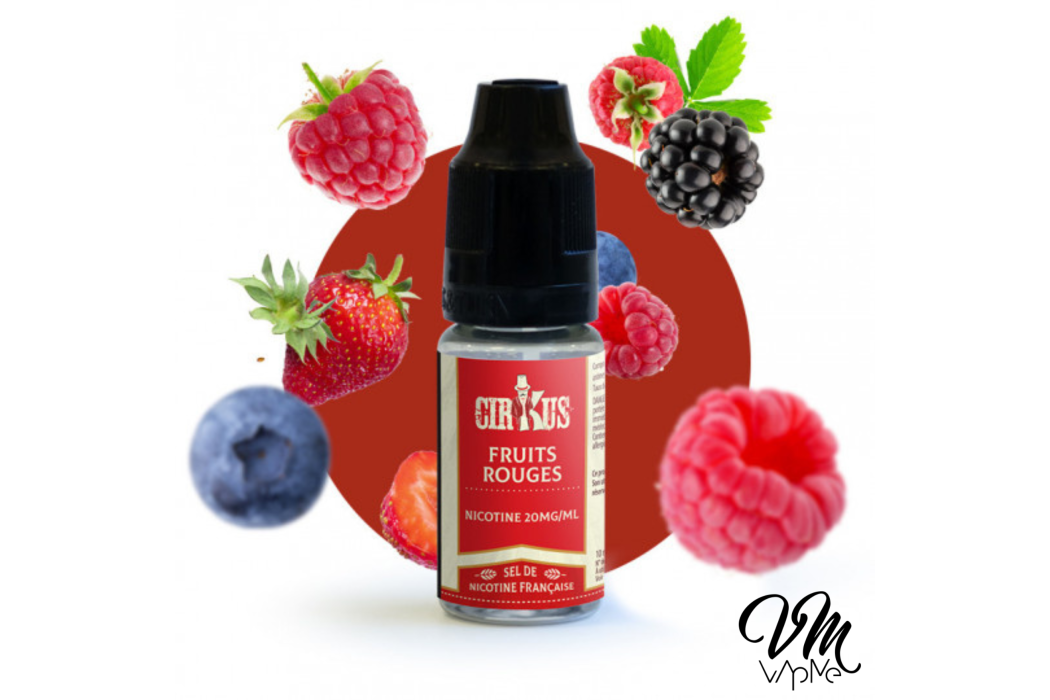 Sel de Nicotine Fruits Rouges 10ml...