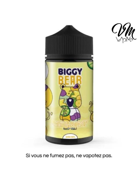 Limonade Citron Vert Myrtilles Sauvages 200ml - Biggy Bear