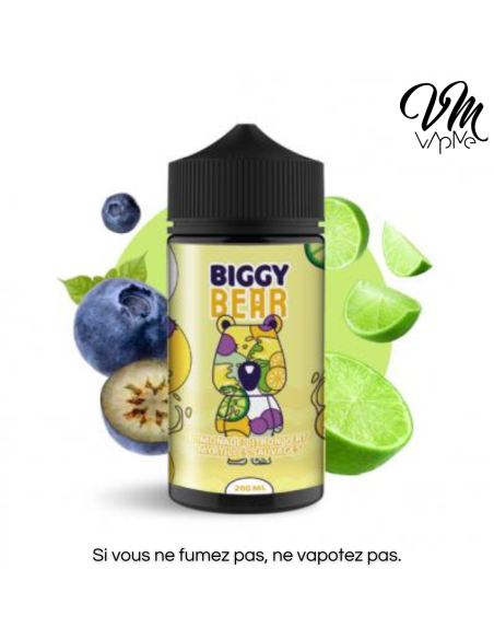 Limonade Citron Vert Myrtilles Sauvages 200ml - Biggy Bear