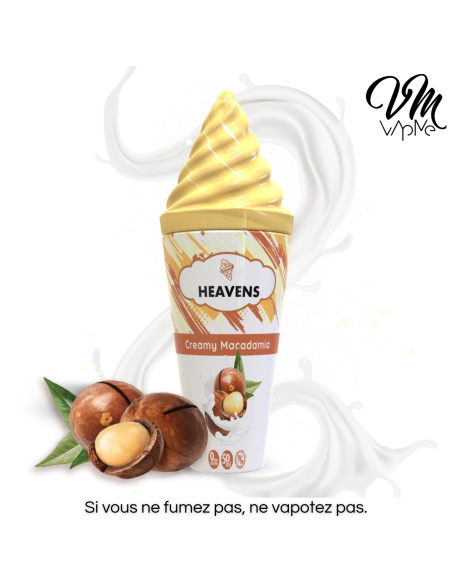 Creamy Macadamia 50ml Heavens E-Cone - Vape Maker