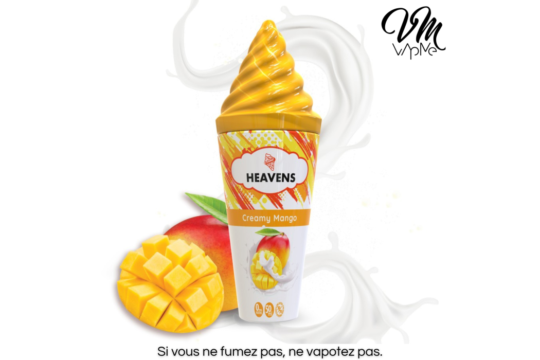Creamy Mango 50ml Heavens E-Cone -...