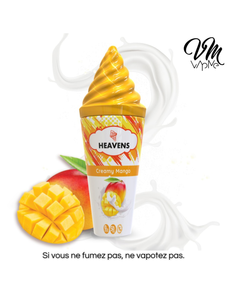 Creamy Mango 50ml Heavens E-Cone - Vape Maker