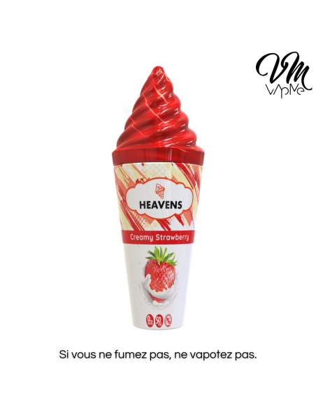 Creamy Strawberry 50ml Heavens E-Cone - Vape Maker