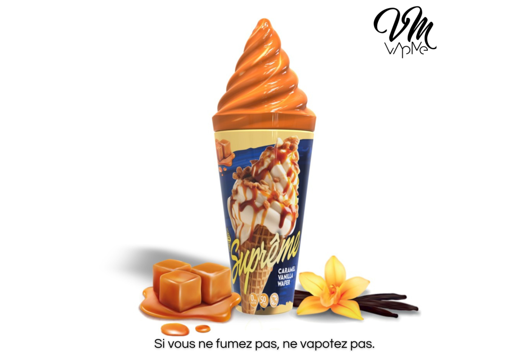Caramel Vanilla 50ml Suprême E-Cone -...