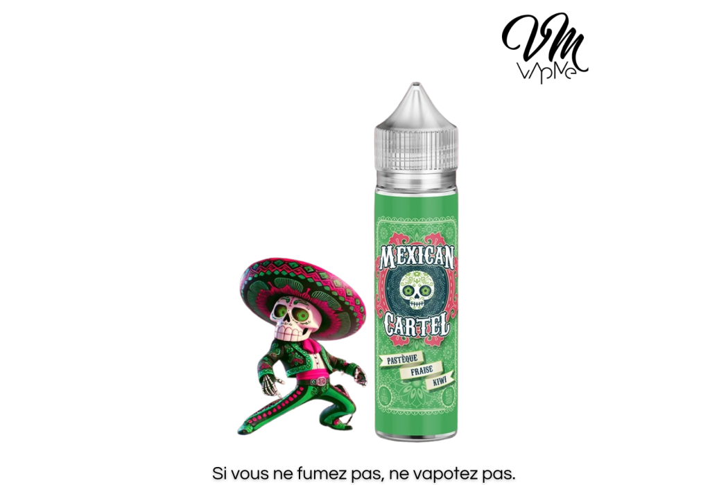 Pastèque Fraise Kiwi 50ml - Mexican...