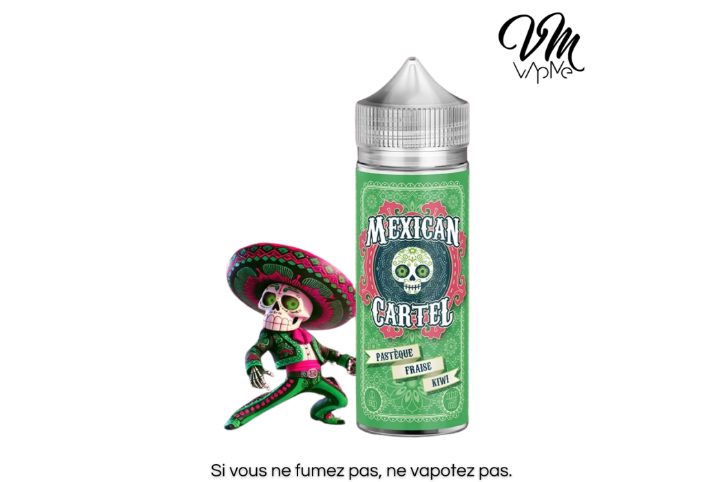 Pastèque Fraise Kiwi 100ml - Mexican...