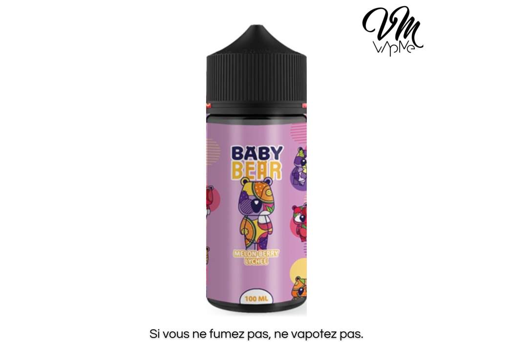 Melon Berry Lychee 100ml - Baby Bear