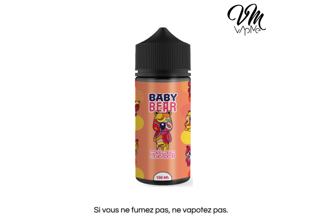 Watermelon Peach Lychee 100ml - Baby...