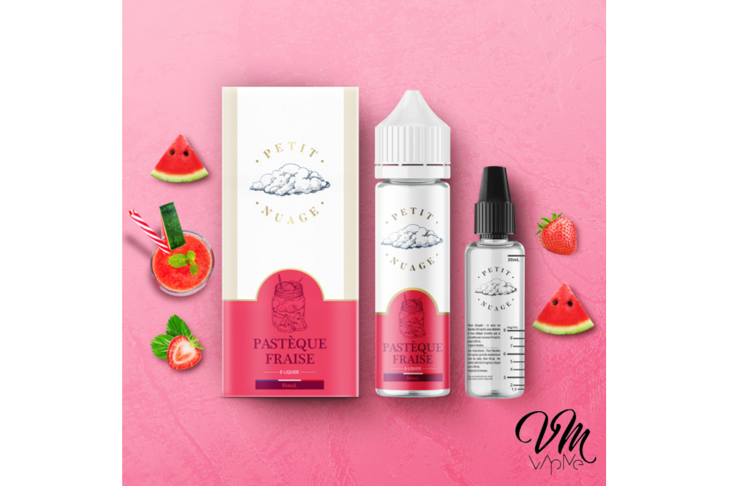 Pastèque Fraise 60ml Petit Nuage -...