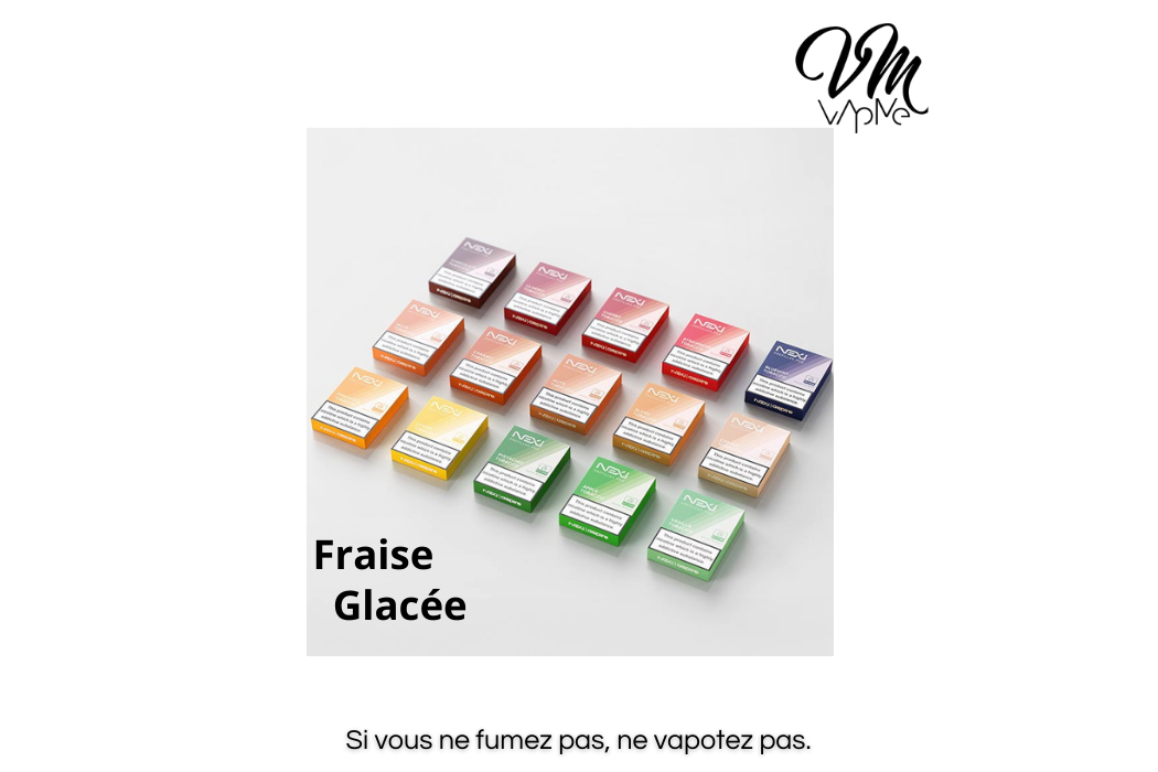 Cartouches Fraise Glacée Nexi One...