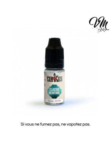 Classic Menthol 10ml Cirkus - VDLV