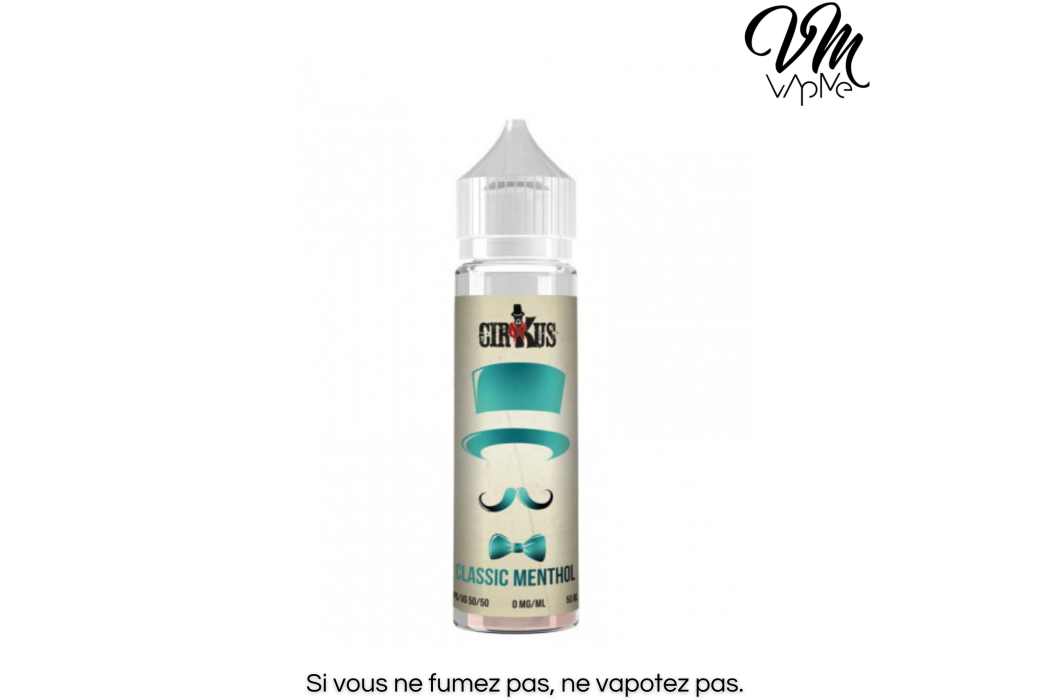 Classic Menthol 50ml Cirkus - VDLV