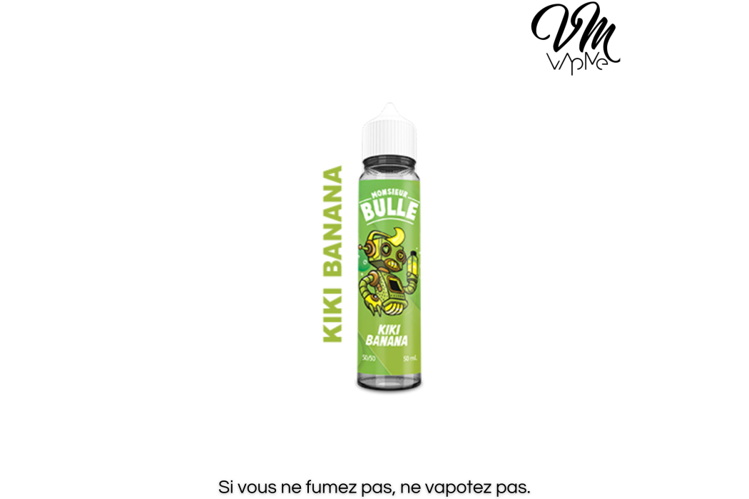 Kiki Banana Monsieur Bulle 50ml -...