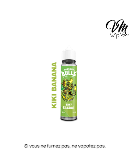 Kiki Banana Monsieur Bulle 50ml - Liquideo