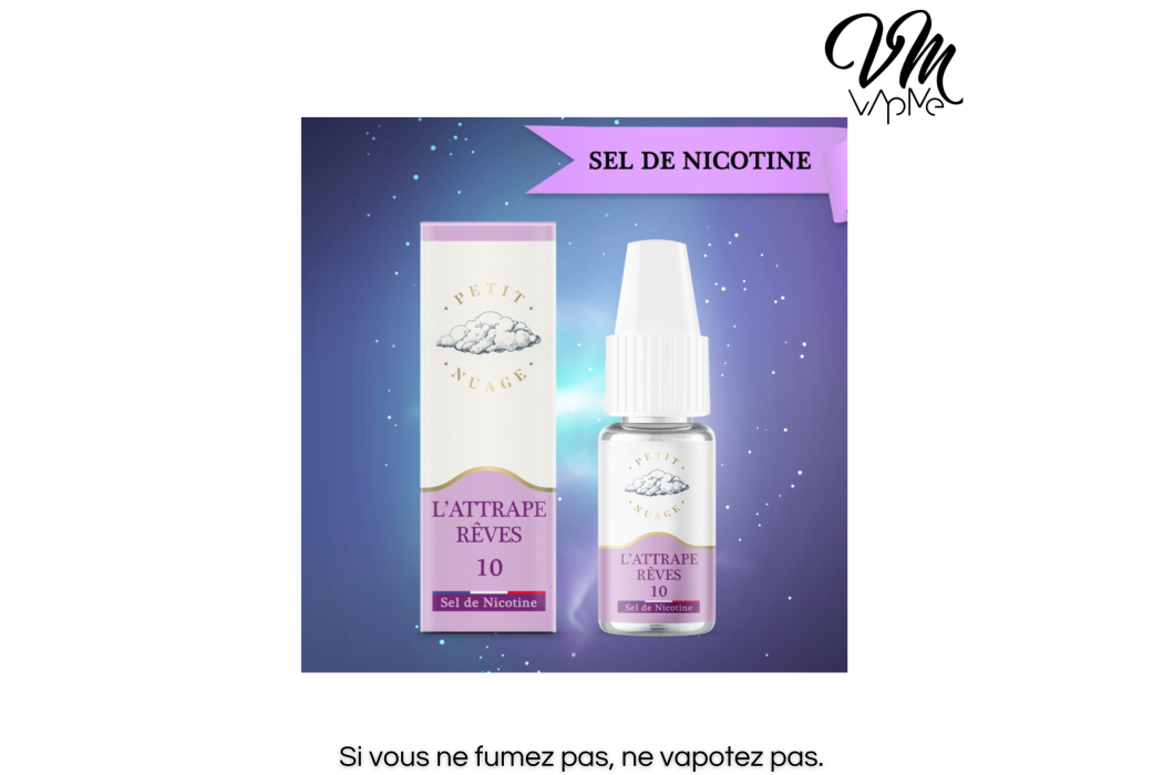 L'Attrape Rêves Sel de Nicotine 10ml...
