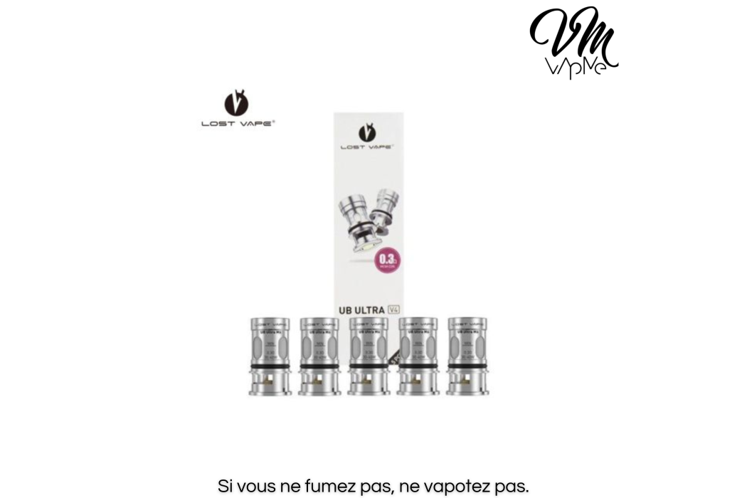 Résistances UB Ultra V4 5pcs - Lost Vape