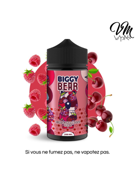 Cerise Framboise Frais 200ml - Biggy Bear