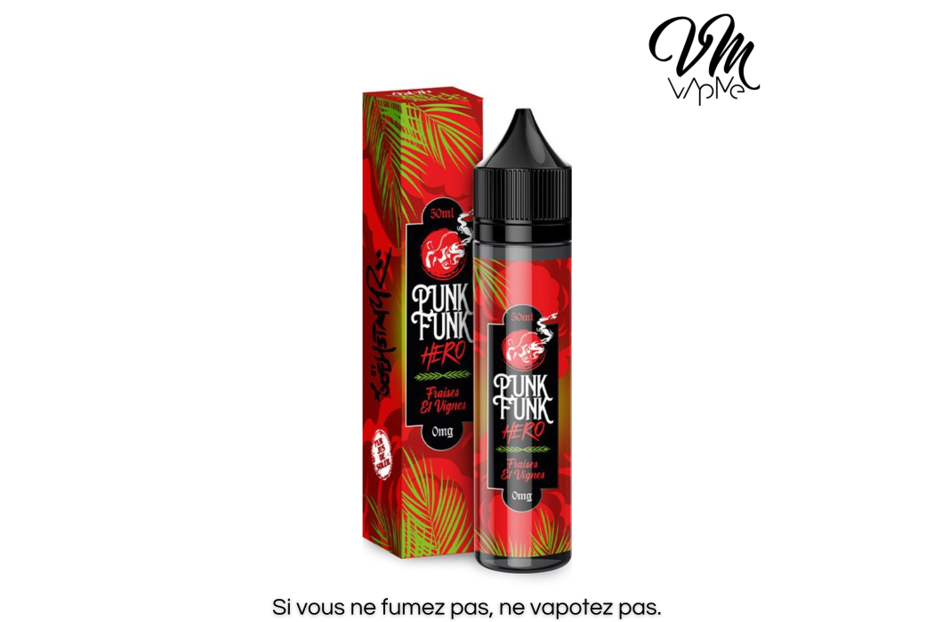 Fraises et Vignes 50ml - Punk Funk Hero