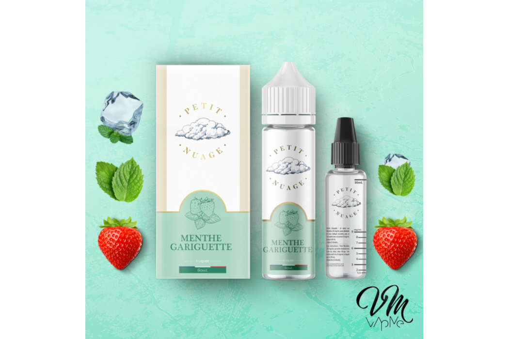 Menthe Gariguette 60ml Petit Nuage -...