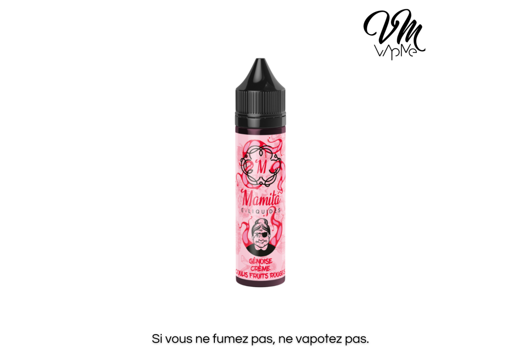 Génoise crème coulis fruits rouges...