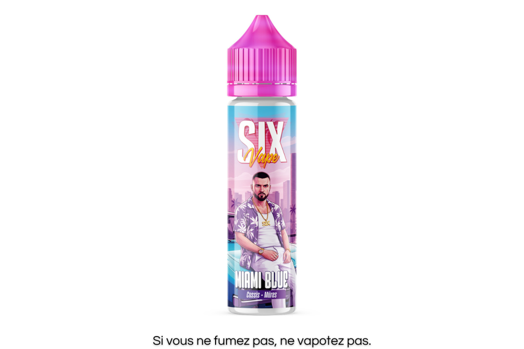 Miami Blue 50ml SIX Vape - Levest