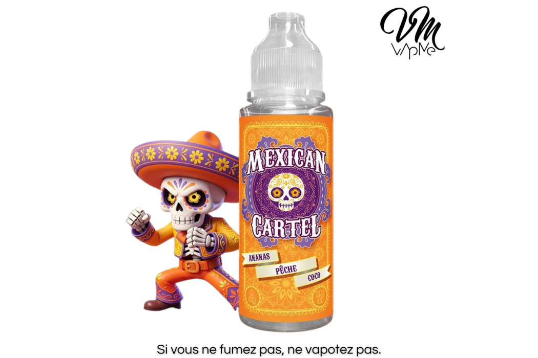 Ananas Pêche Coco 100ml - Mexican Cartel