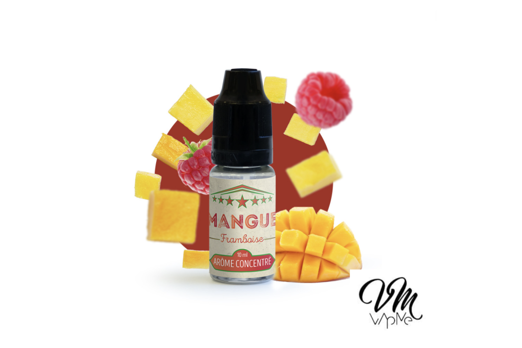 Concentré Mangue Framboise 10ml...