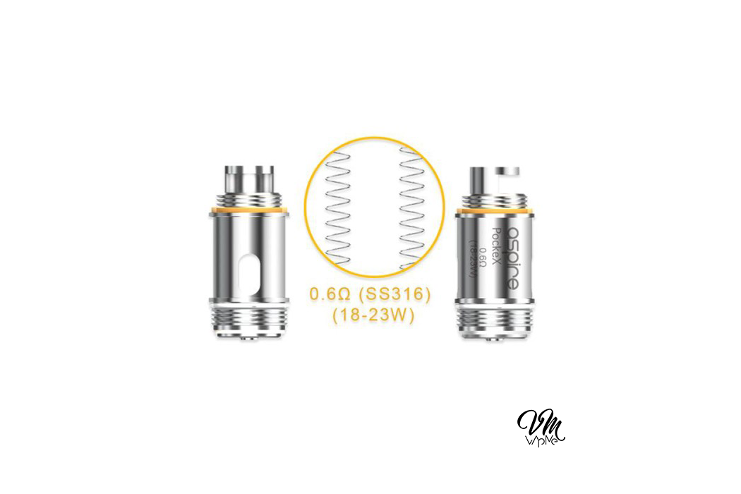 Résistances PockeX 5pcs - Aspire